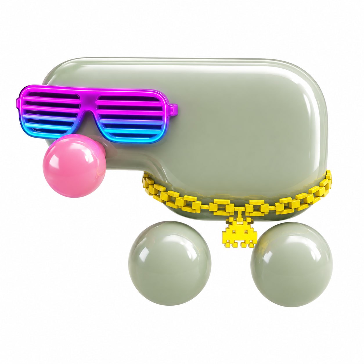 Bubblegum Static Ponis NFT